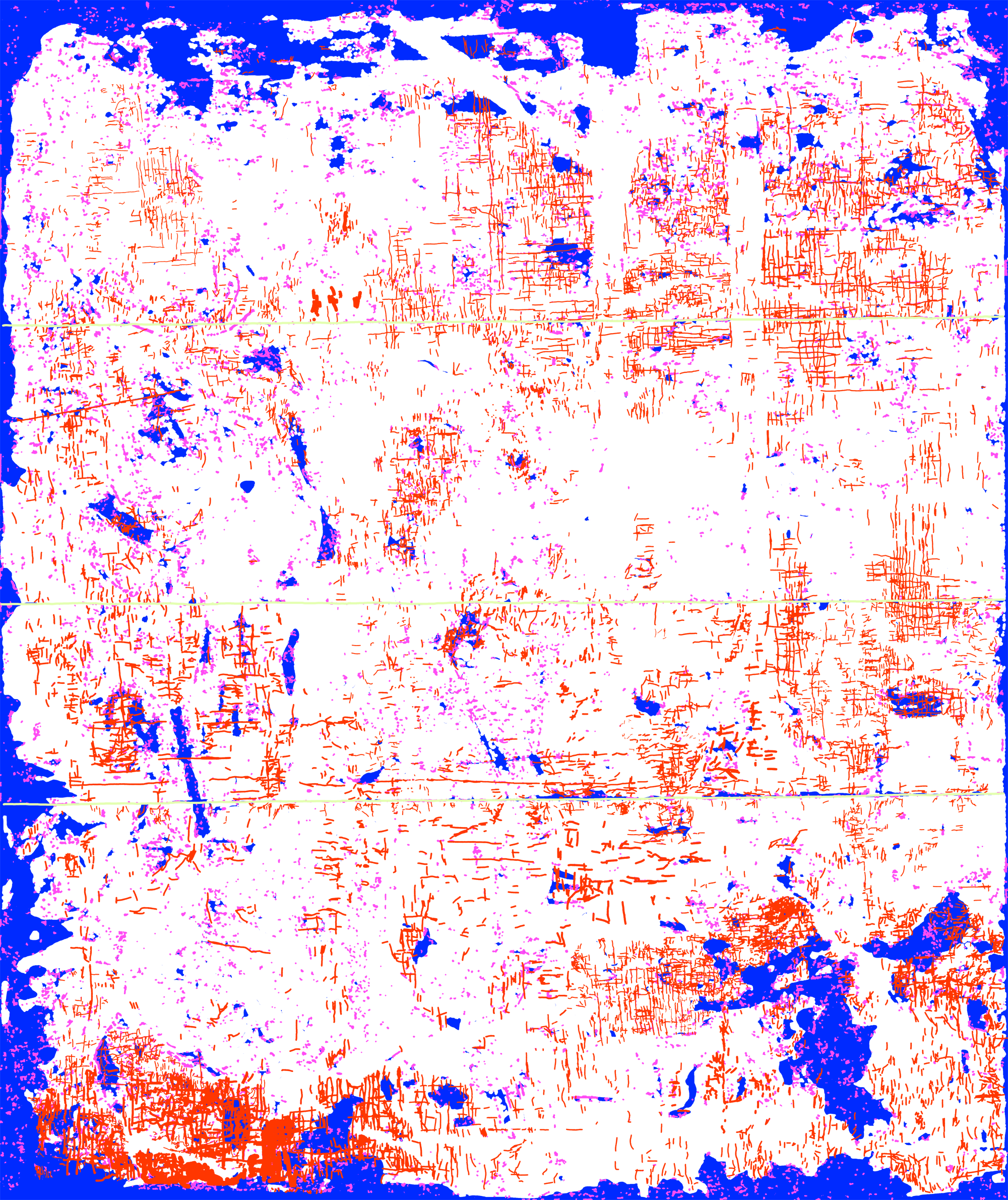 AI-generated damage analysis overlay